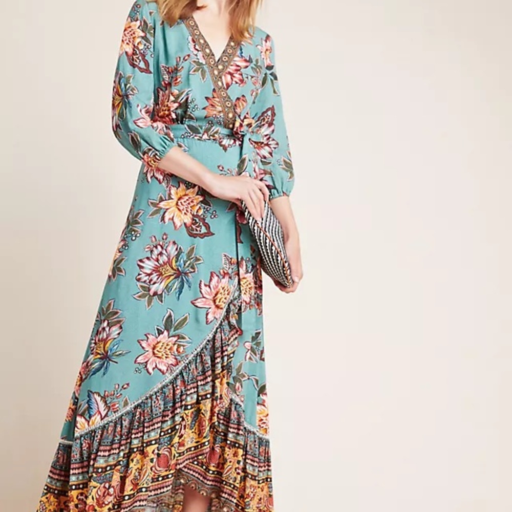 Farm Rio Viera Wrap Dress